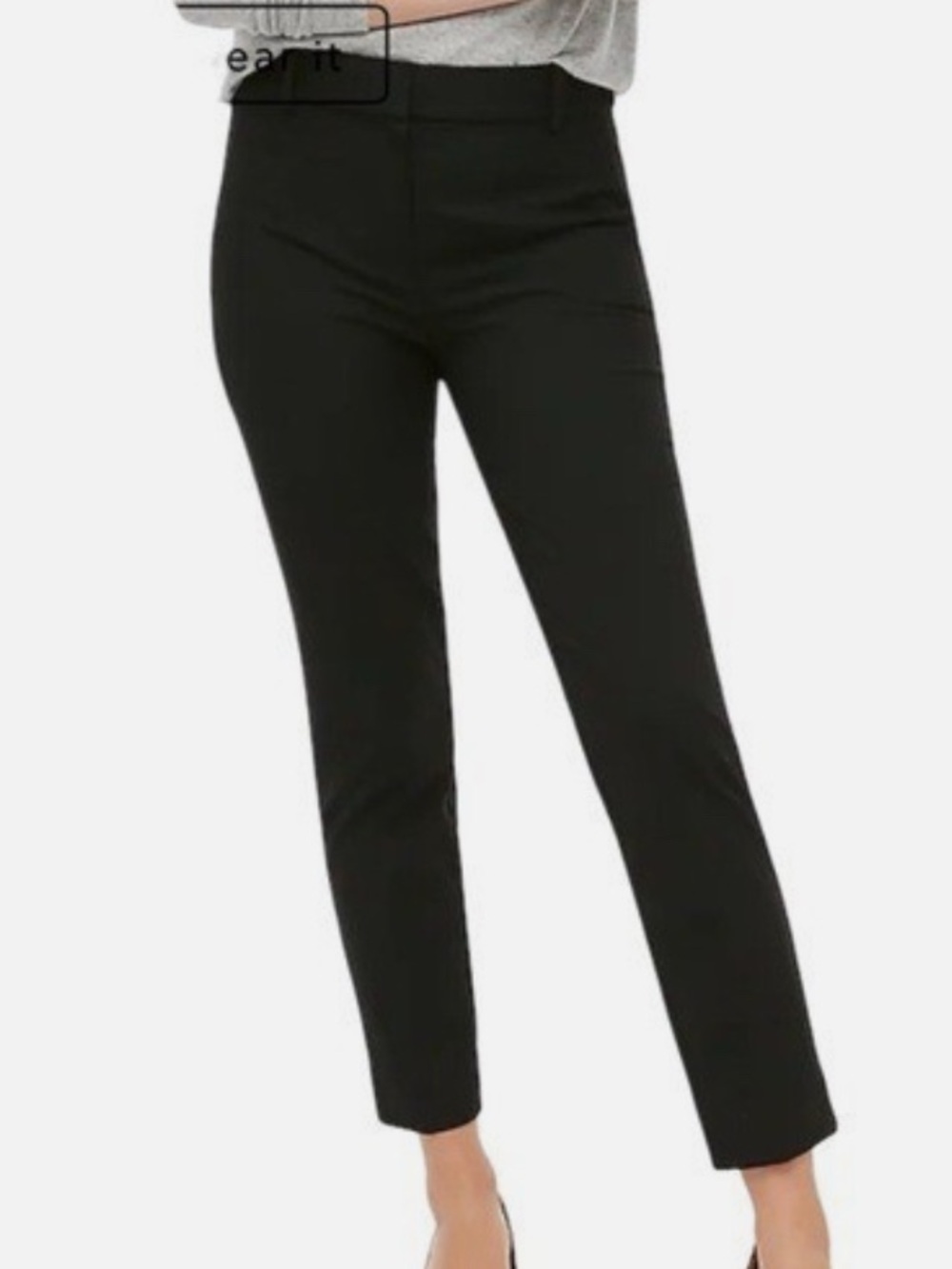 J. Crew Black Ruby Crop Slim Ankle Pants